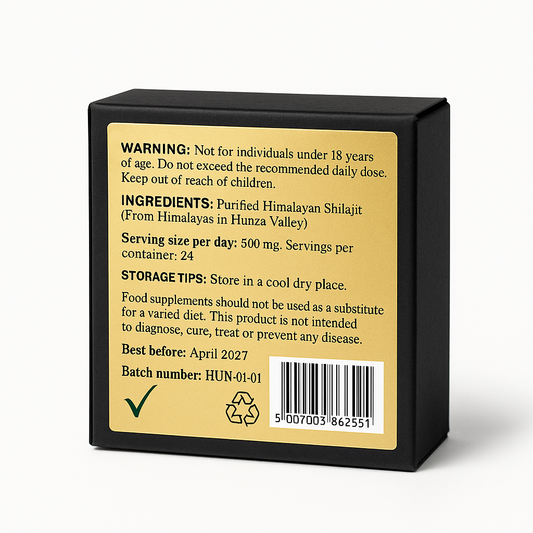 Pure Himalayan Shilajit Resin 12g